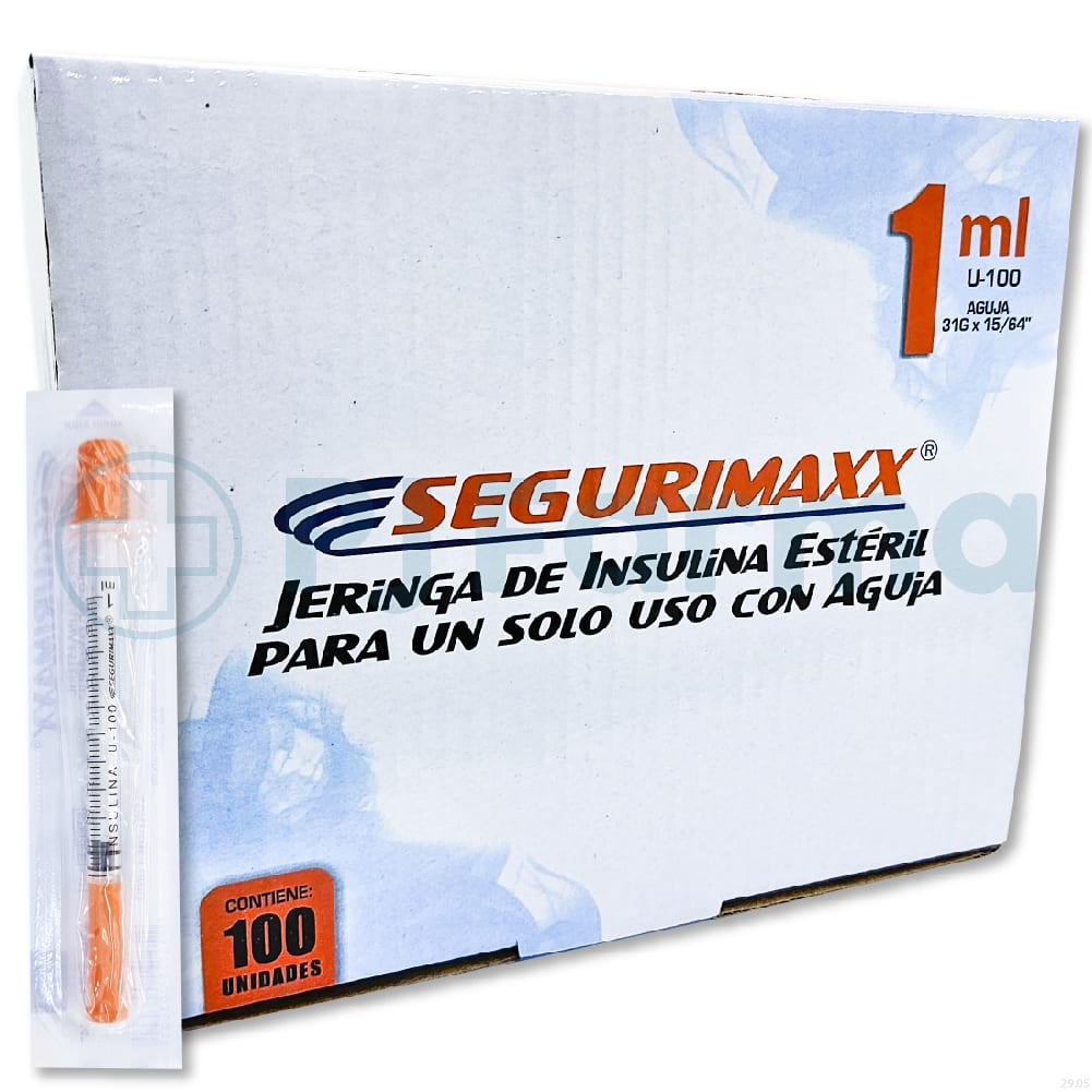 Jeringa para insulina de 1ml