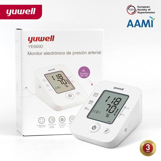 Monitor de Presión Arterial Yuwell YE660D