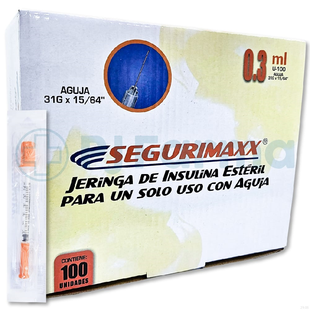 Jeringa para insulina Nº 30
