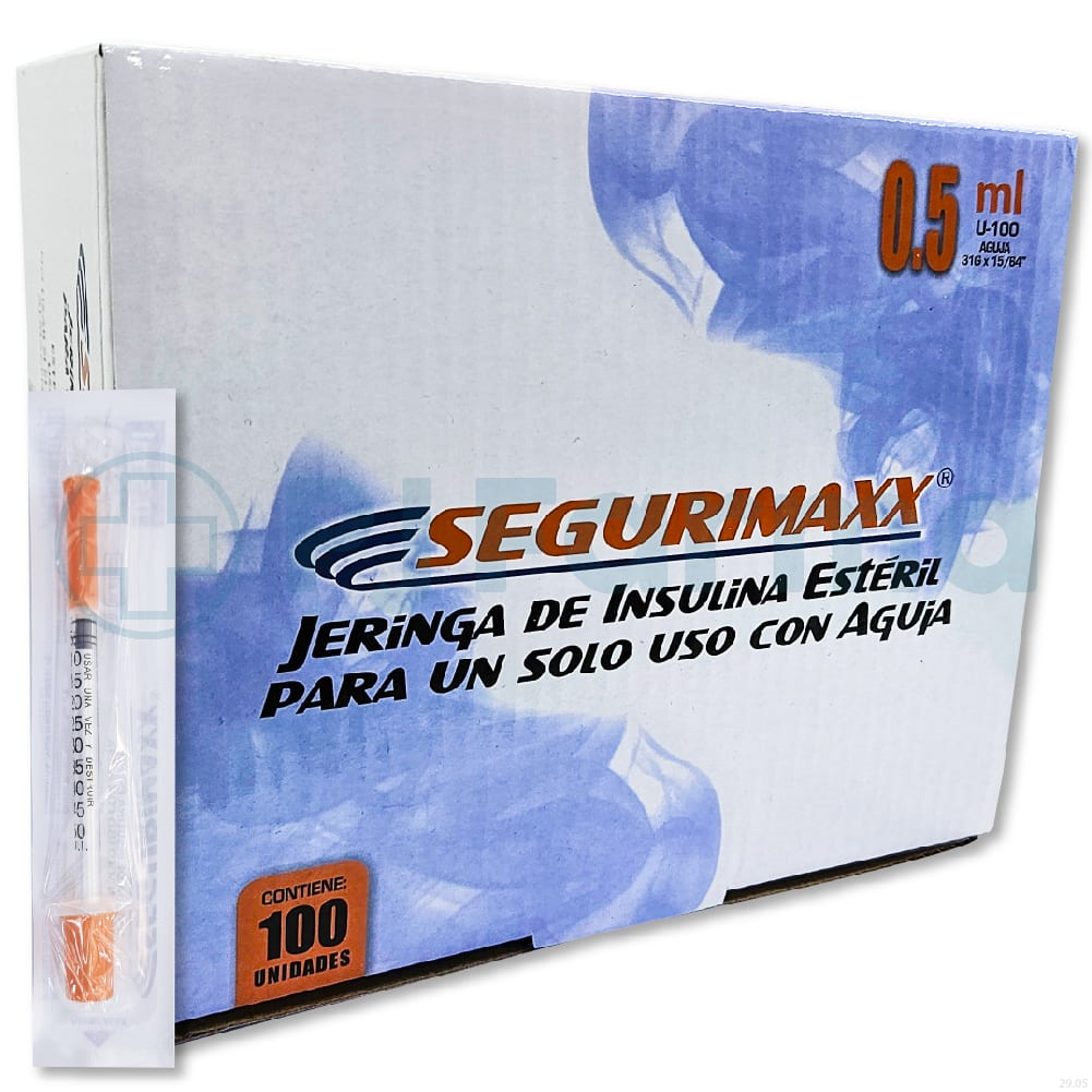 Jeringa para insulina Nº 50